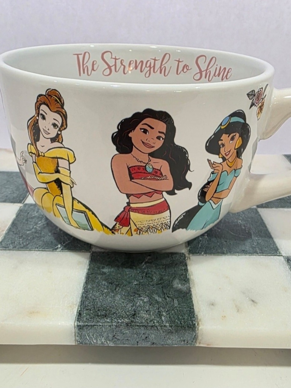 ♥️New! Disney Princess Jumbo Soup Mug - Strength To Shine 24oz.